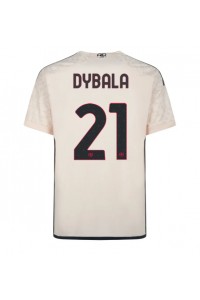 AS Roma Paulo Dybala #21 Voetbaltruitje Uit tenue 2023-24 Korte Mouw